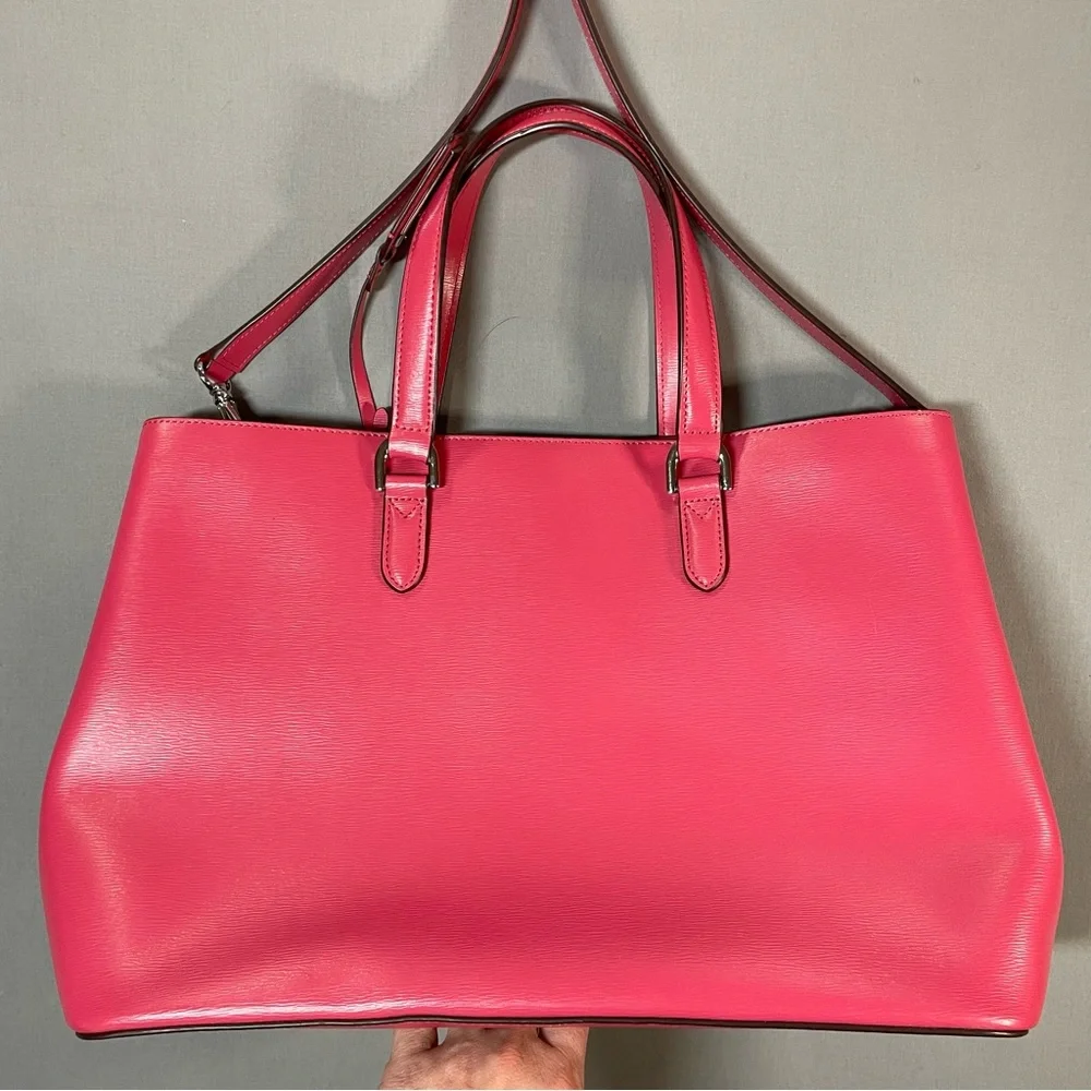 LIKE NEW Lauren Ralph Lauren GORGEOUS Lowell Large Tote/Carry-All - Pink